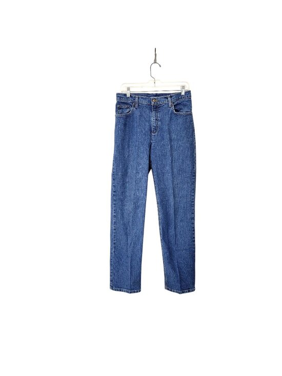 Jones New York Signature Denim - Jones New York Signature Womens Size 10 Straight-Leg Blue Denim Jeans